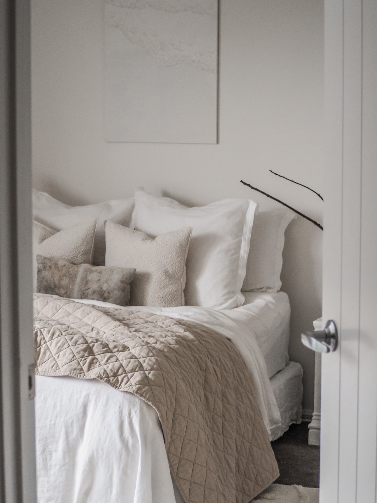 Linen Quilt | Oatmeal