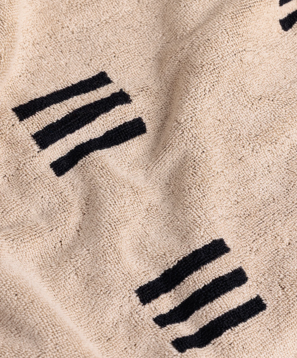 Sand & Noir - Bath Towel