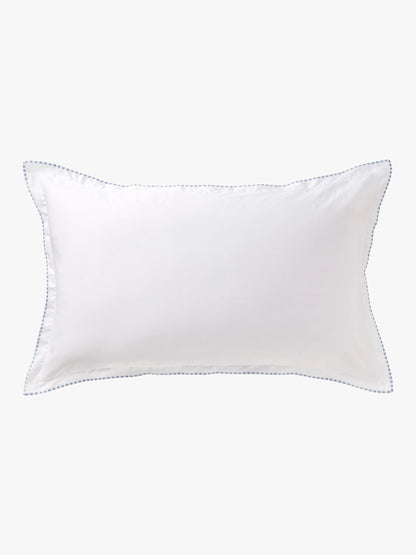 Egyptian Cotton Duvet Cover Set - French Blue Embroidery