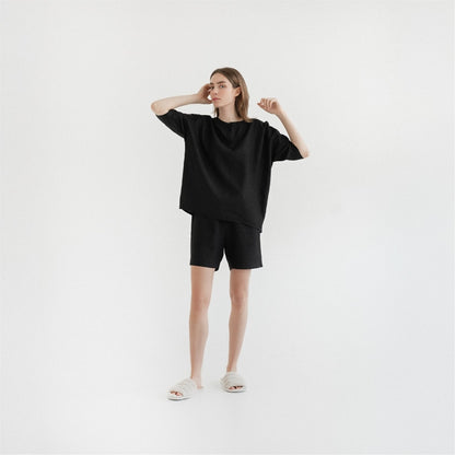 Clover Pyjama Set - Black