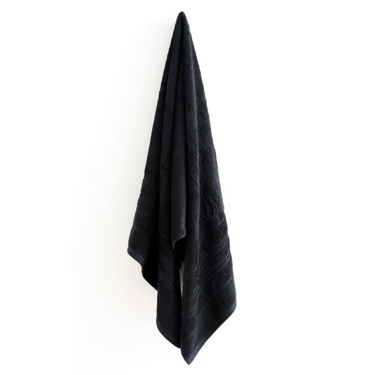 Cotton Bath Towels | Black