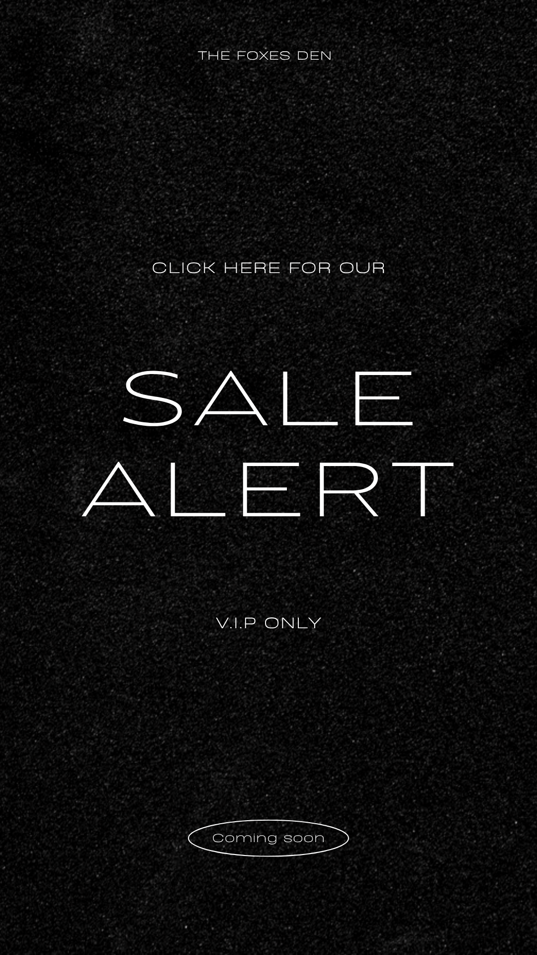 Black November Sale Alert