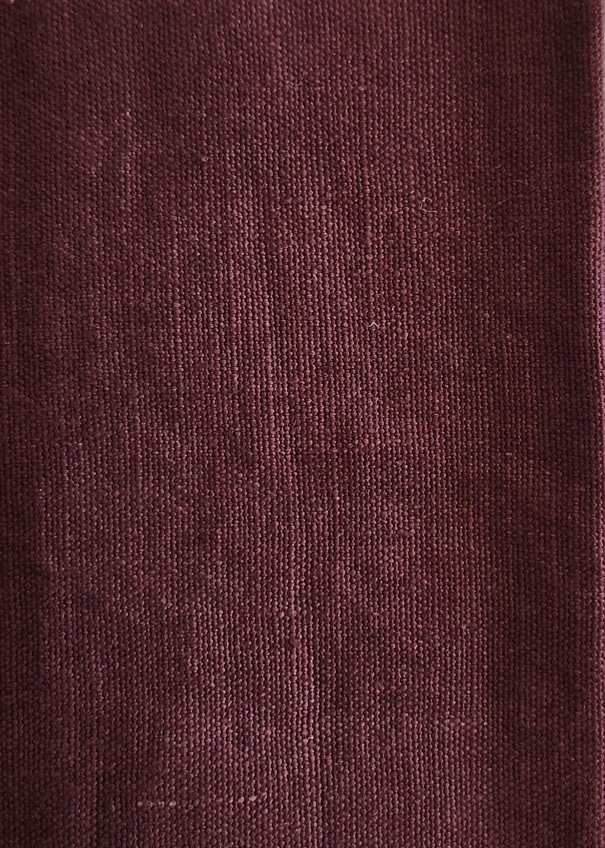 Heavy Linen Bed Cover in Bordeaux