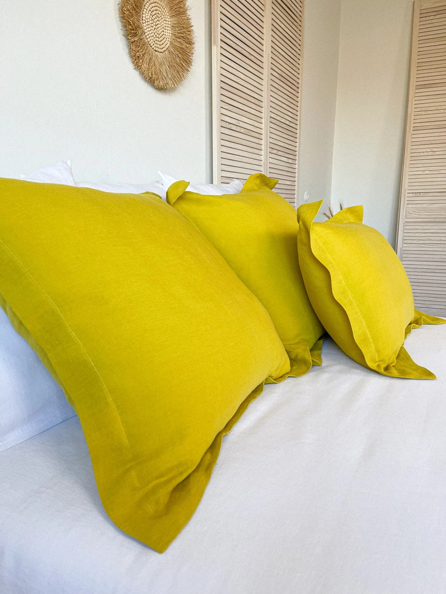 Linen Duvet Cover - Citrine