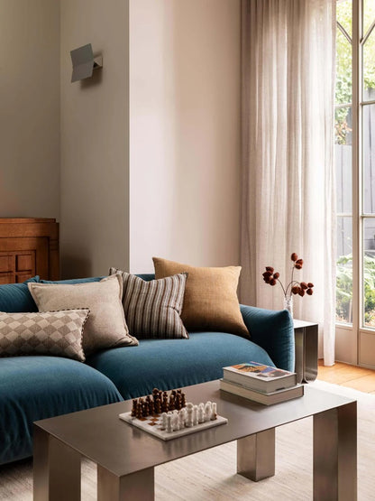 Bronze Stripe - Pure Linen Cushion