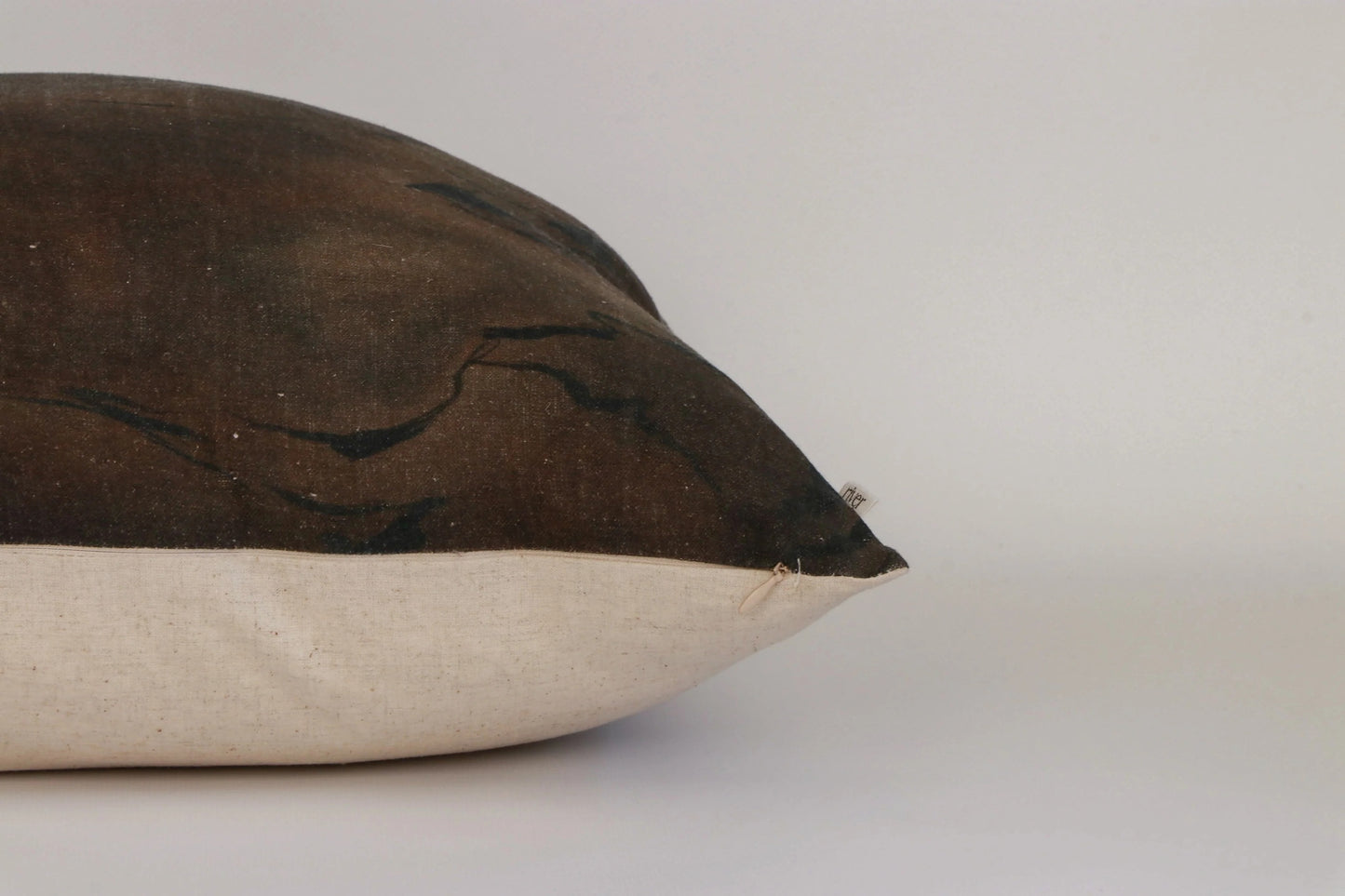 Umber Marble Lumbar Cushion