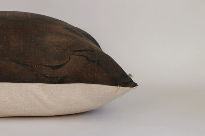 Umber Marble Lumbar Cushion