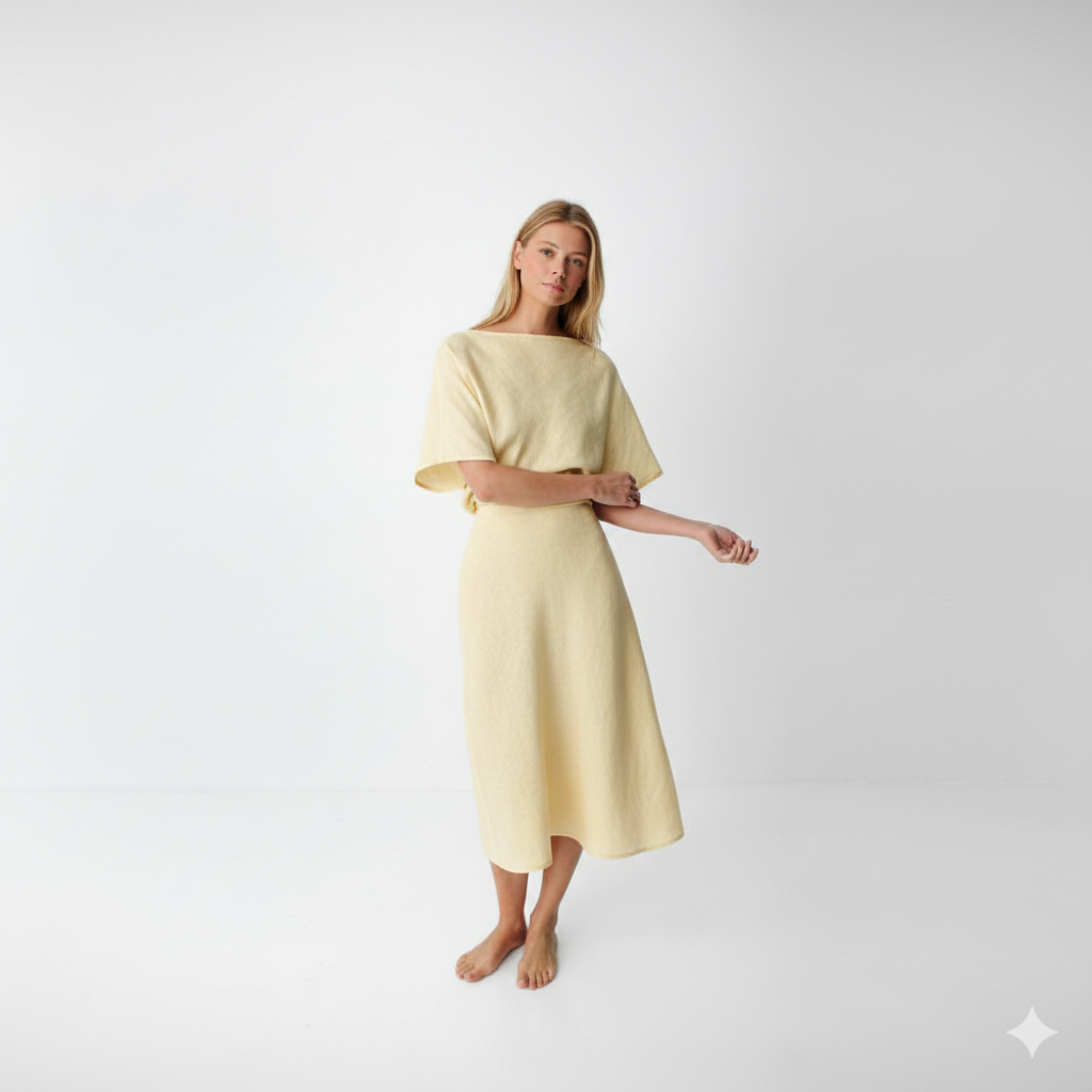 The Lumière Dress - Butter Yellow
