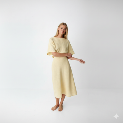 The Lumière Dress - Butter Yellow