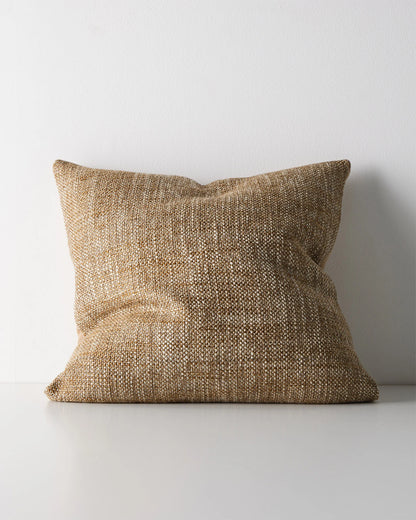 Hearthstone Tweed Cushion - Toffee