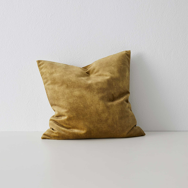Velvet Cushion | Chartreuse