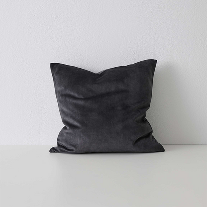 Velvet Cushion | Coal