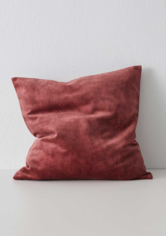 Velvet Cushion | Madder