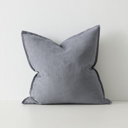 Linen Blend Cushion | Denim