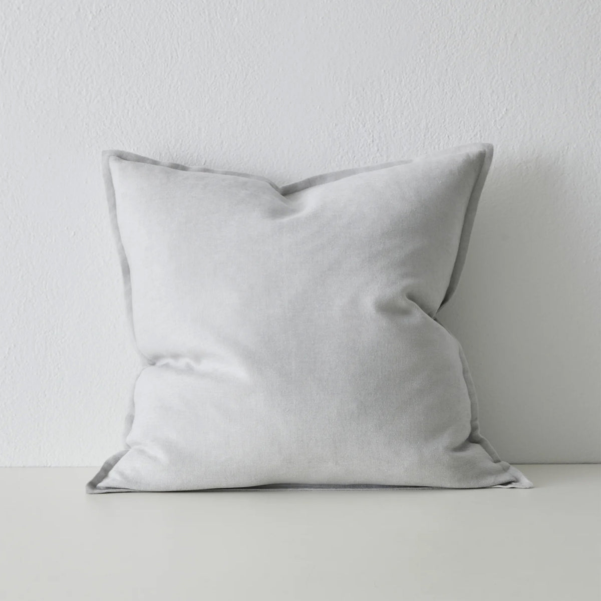 Linen Blend Cushion | Glacier