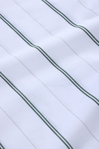 Harbour Stripe Sheet Set | Leaf
