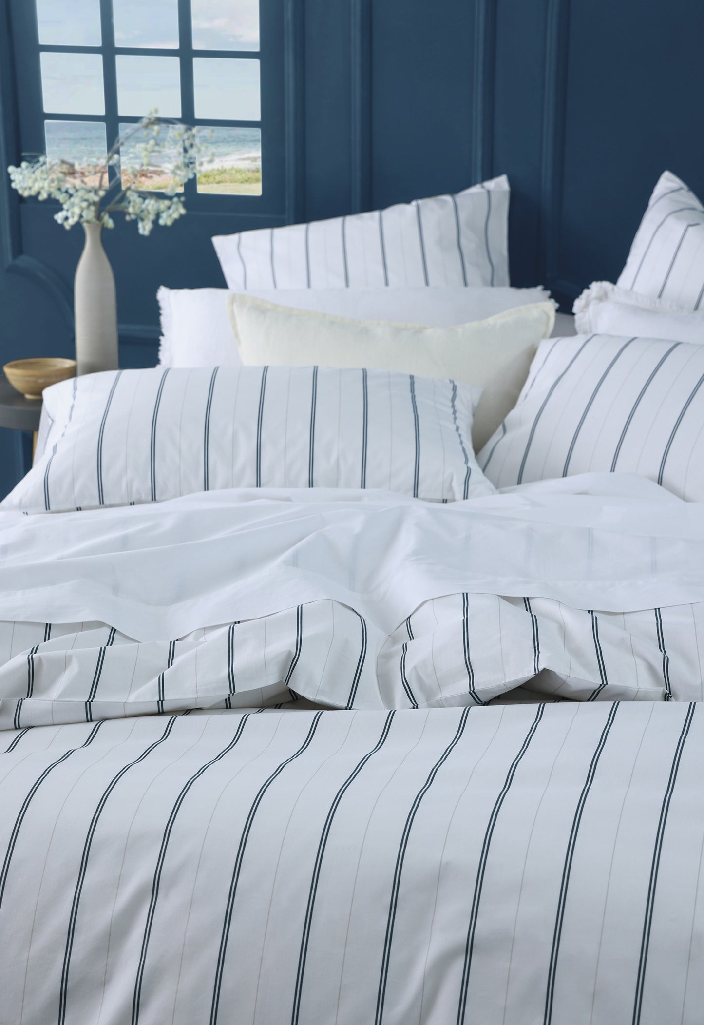 Cape Cod Stripe Duvet Cover Set – Bluestone
