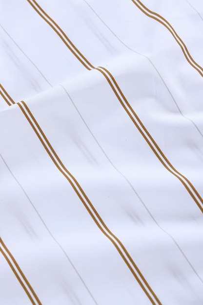 Harbour Stripe Sheet Set | Ochre