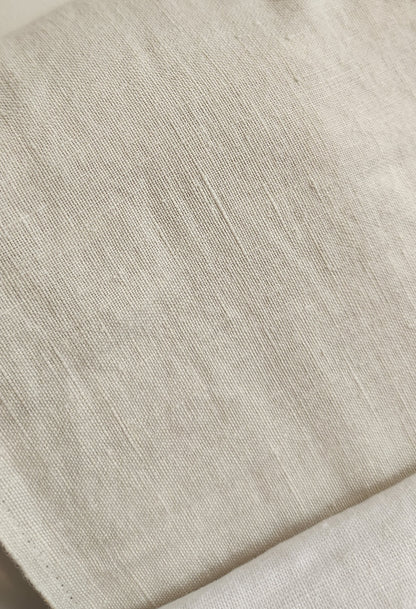 Heavy Linen Bed Cover | Chalk