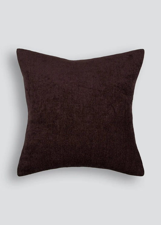 Amani Velvet Cushion - Chocolate