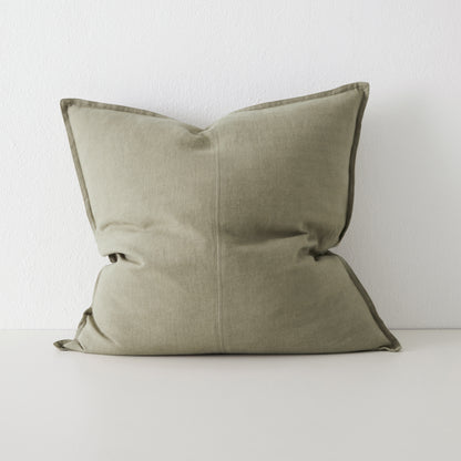 Euro Linen Cushion | Caper ( 60cm x 60cm )