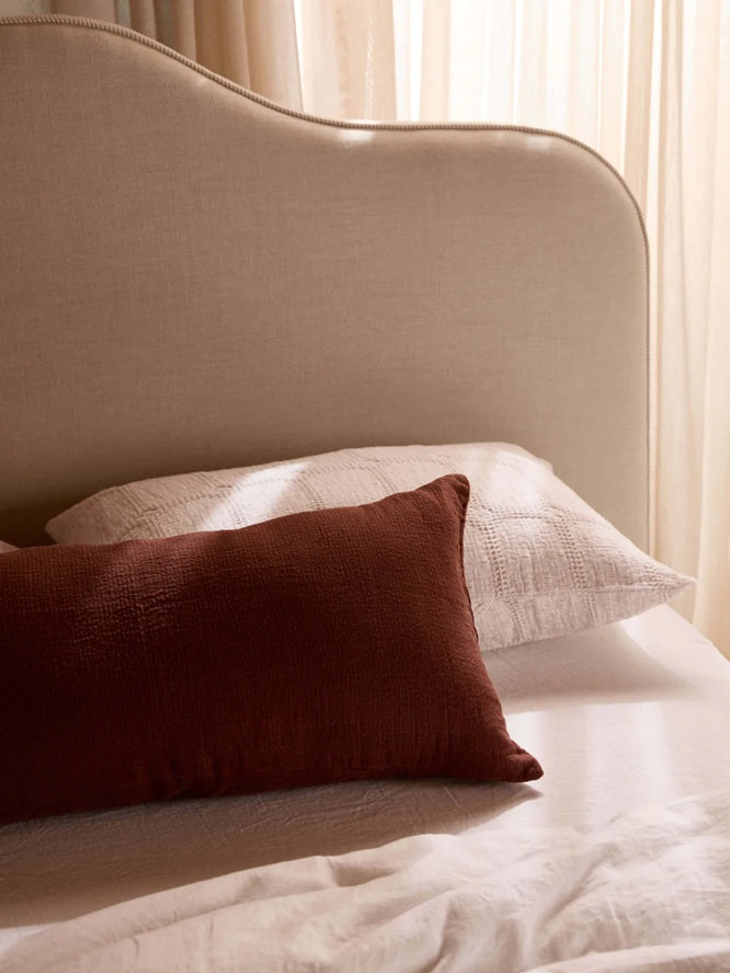 Pure Cotton Bedcover - Nougat