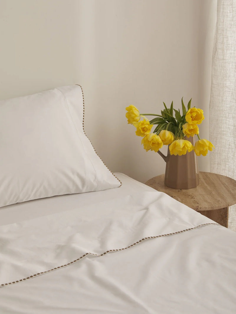Egyptian Cotton Duvet Cover Set - Pear Embroidery