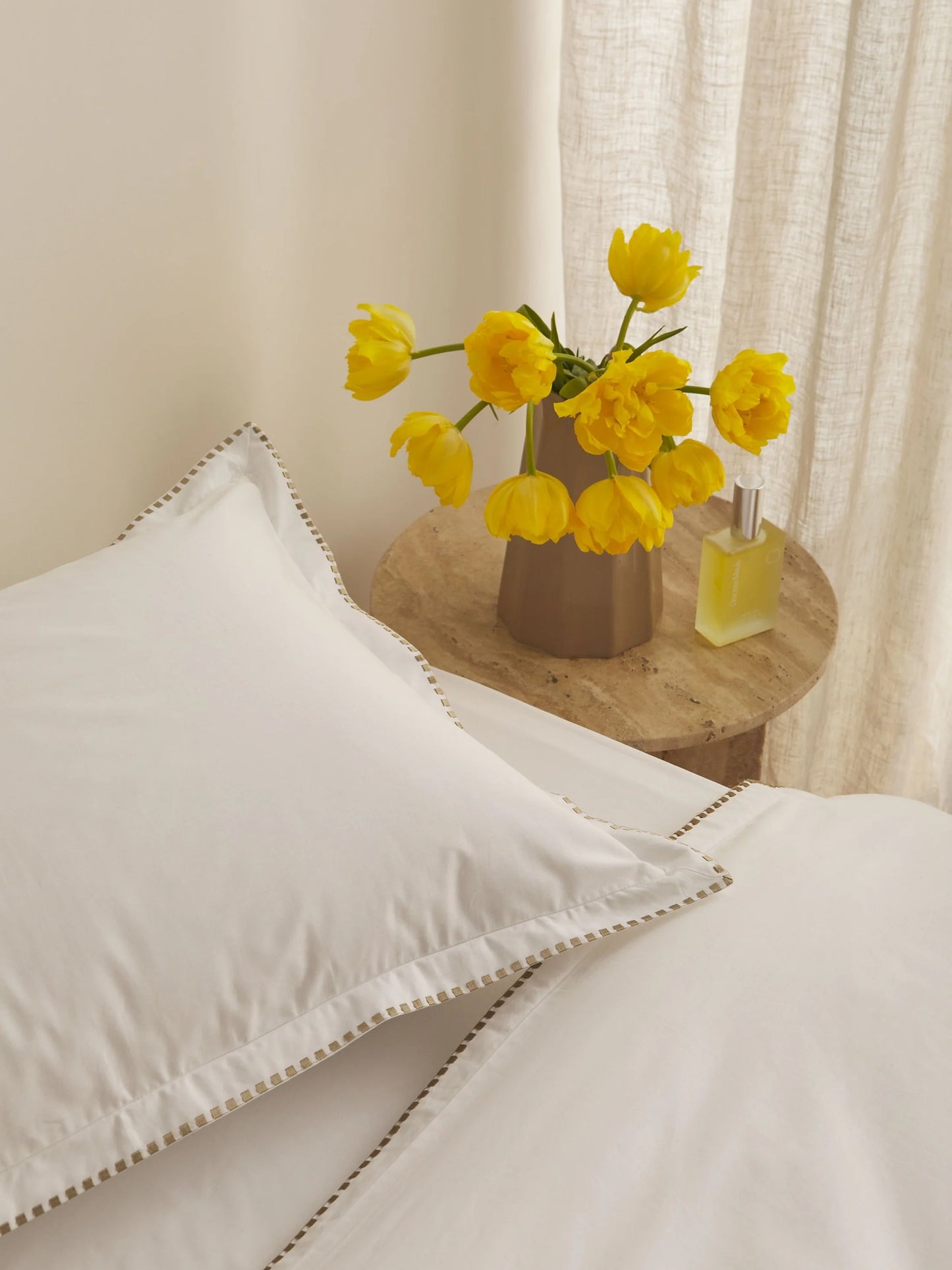 Egyptian Cotton Duvet Cover Set - Pear Embroidery
