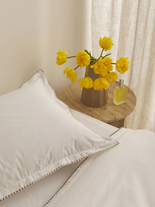 Egyptian Cotton Duvet Cover Set - Pear Embroidery
