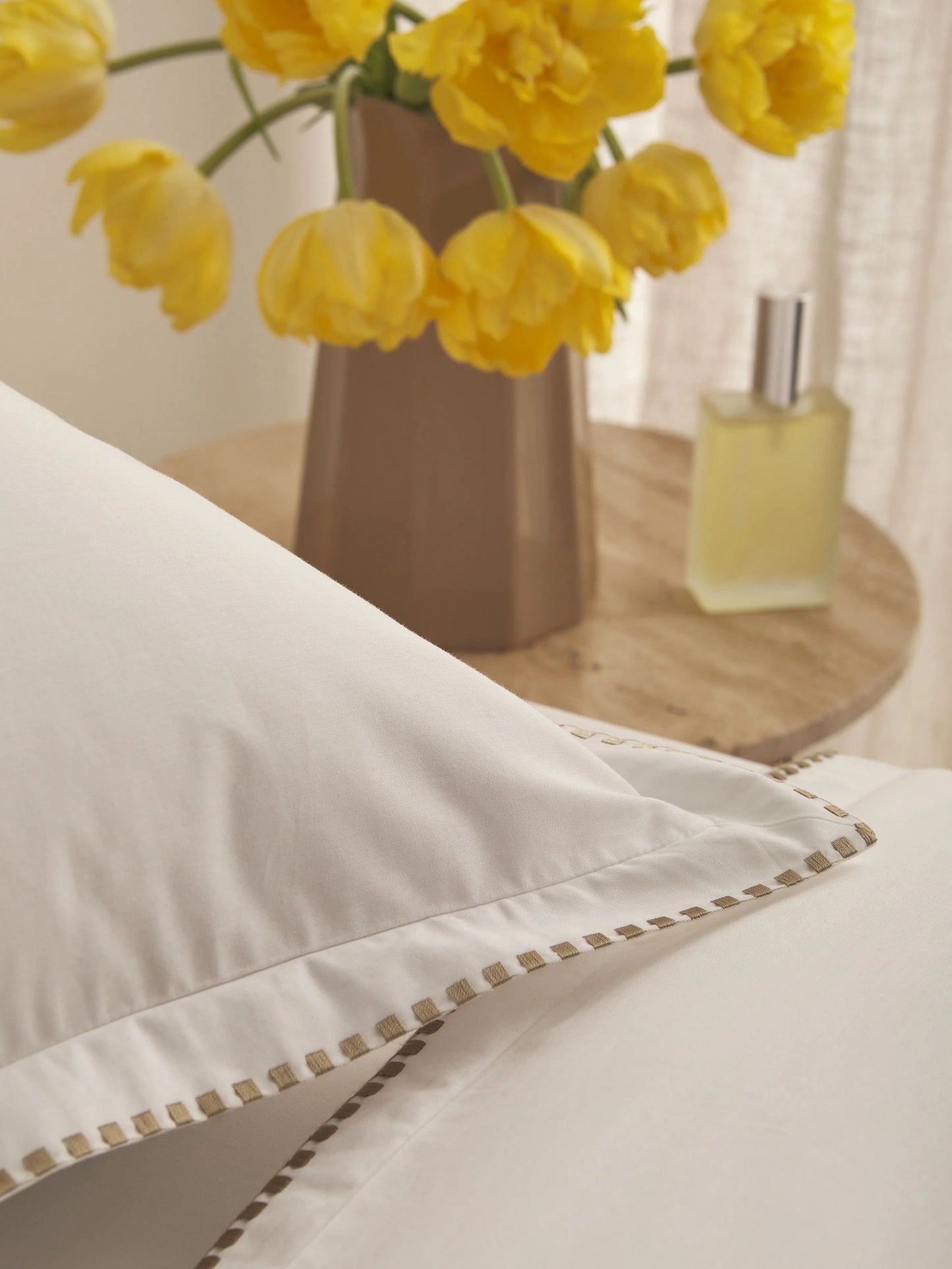Egyptian Cotton Duvet Cover Set - Pear Embroidery