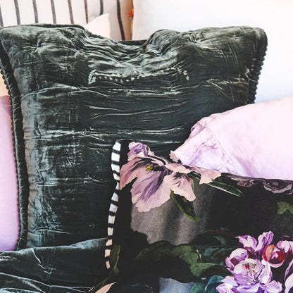 Cruz Velvet Comforter | Cypress