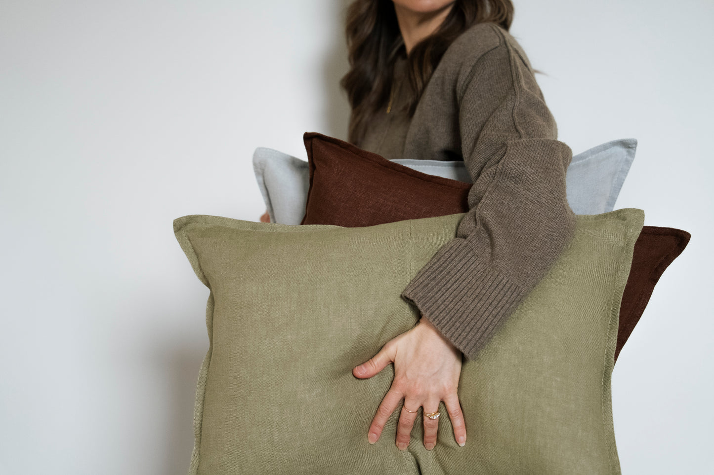 Linen Cushions | Cocoa