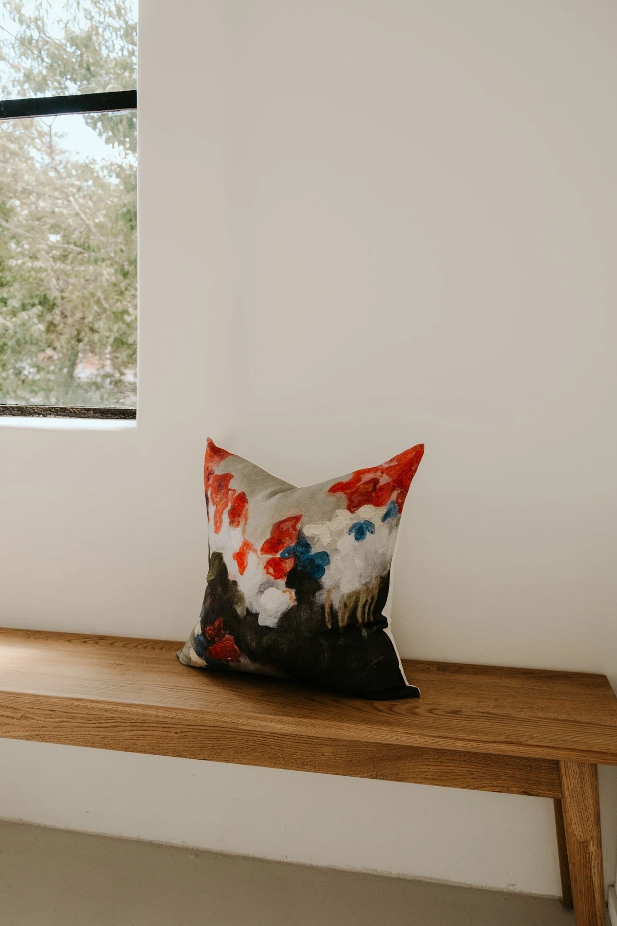 Summer Garden Linen Cushion - 50cm x 50cm