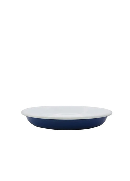 Classic Blue Enamel Pasta Plate - 24cm