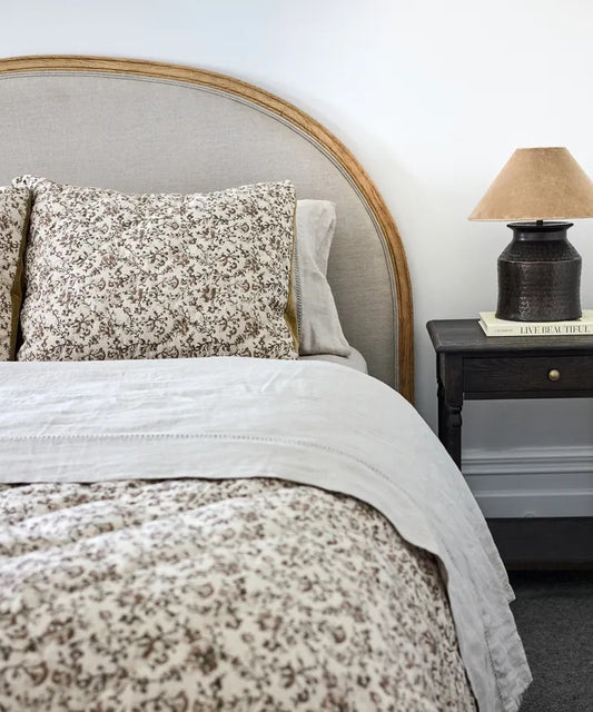 Lilibeth Handblock Quilt – Olive Velvet