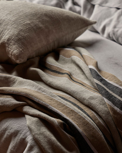 Rêve Linen Throw | Clay