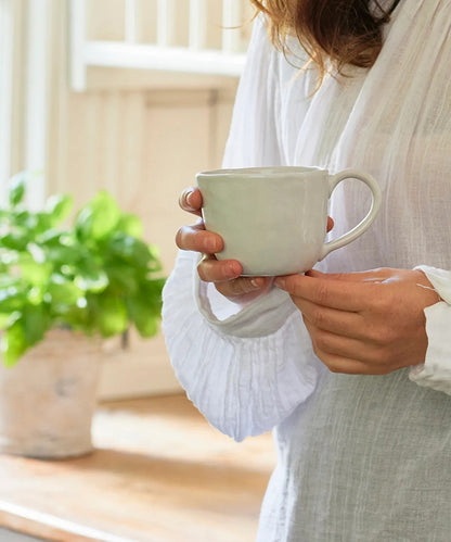 Rustic Stoneware Mug | Off White
