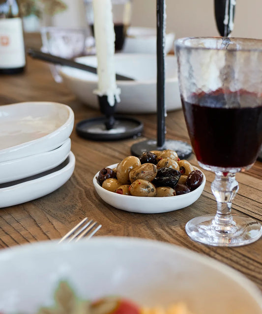 Rustic Stoneware Tapas Plate | Off White | 11.5cm