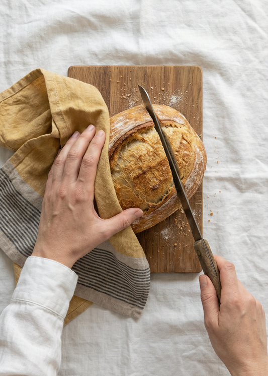 Curry Linen Tea towel