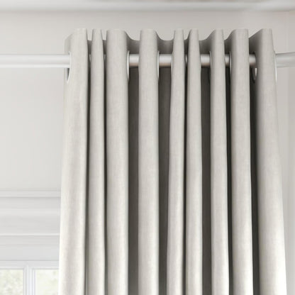 Glamour Cotton Twill Readymade Curtains | Putty