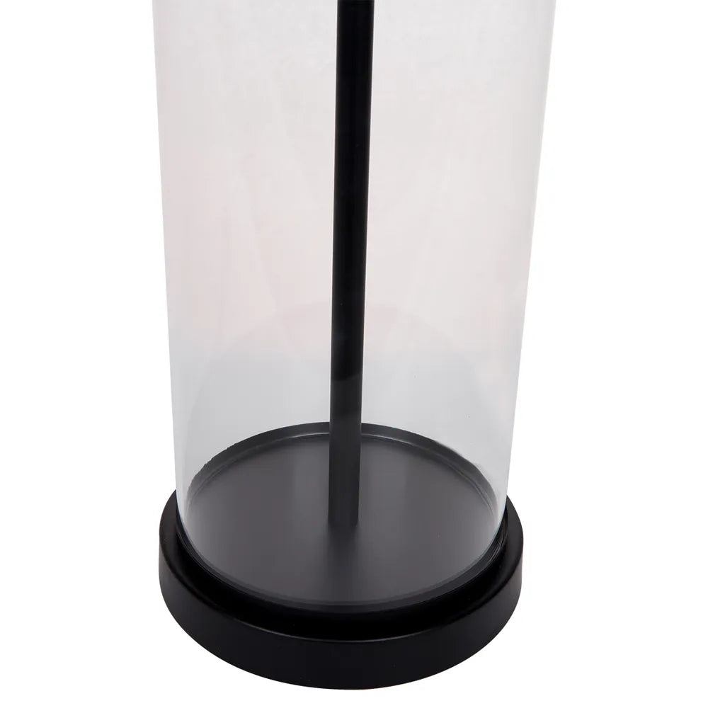 Bendigo Glass Table Lamp | Black Shade