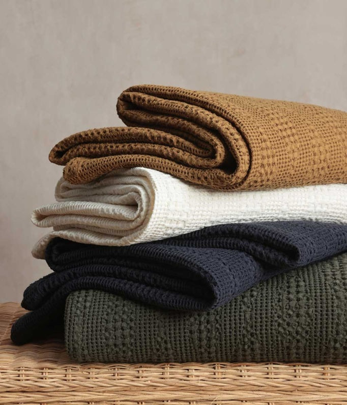 Waffle Throw - Ivy