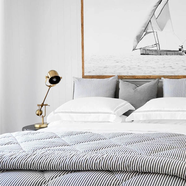 Classique Tailored Flat Sheet Set in Grey