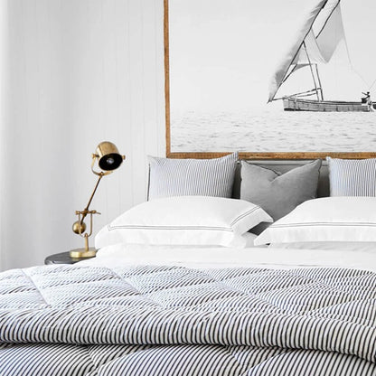 Classique Tailored Flat Sheet Set in Grey