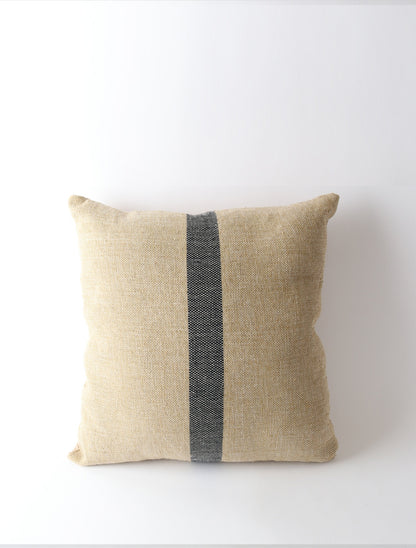Handloom Cushion - Natural & Indgio