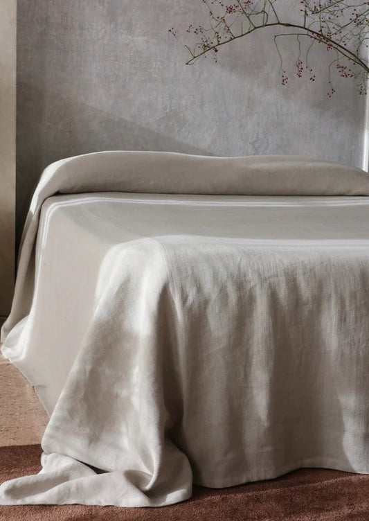 Kenshō Stonewashed Linen Bedcover