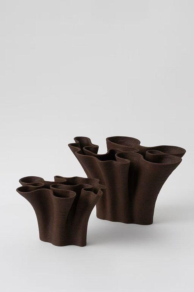 Herman Vase -Chocolate