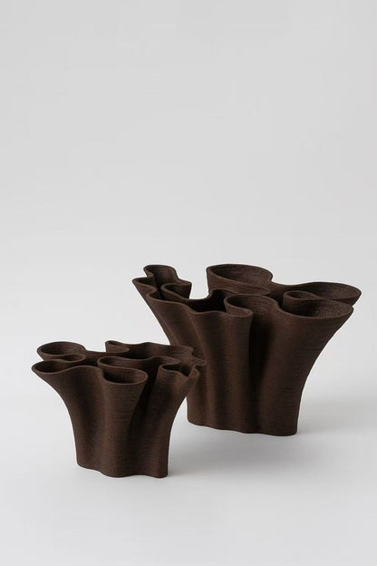 Herman Vase -Chocolate