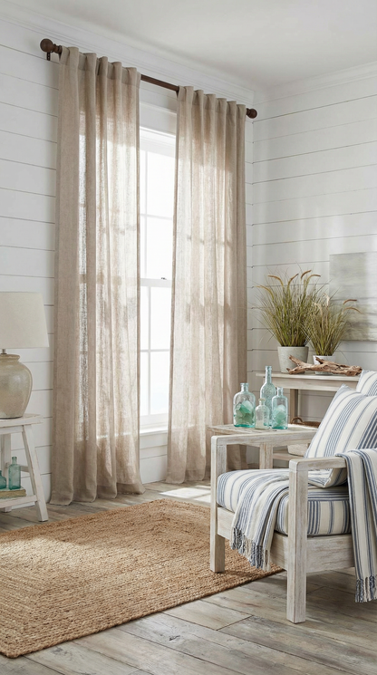 Linen Curtains - Hidden Tab Pocket