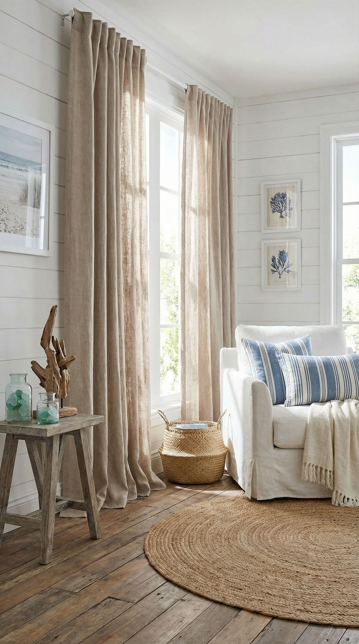 Linen Curtains - Hidden Tab Pocket